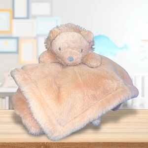 Wendy Bellissimo Brown Lion Baby Lovey Soft Plush Security Blanket Crib Toy
